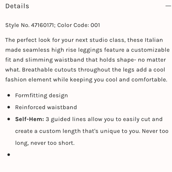 Free People leggings Ecology self hem black S - Picture 7 of 14